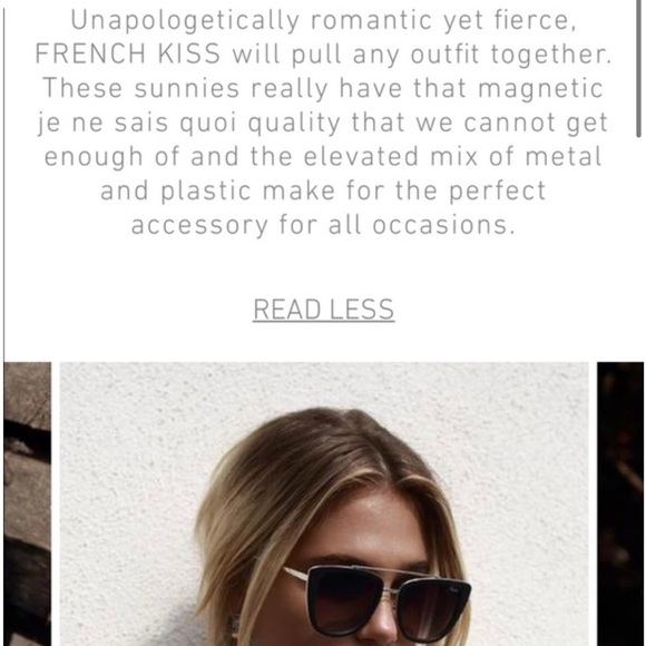 Quay Australia Black Cat-Eye Sunglasses - Picture 4 of 7